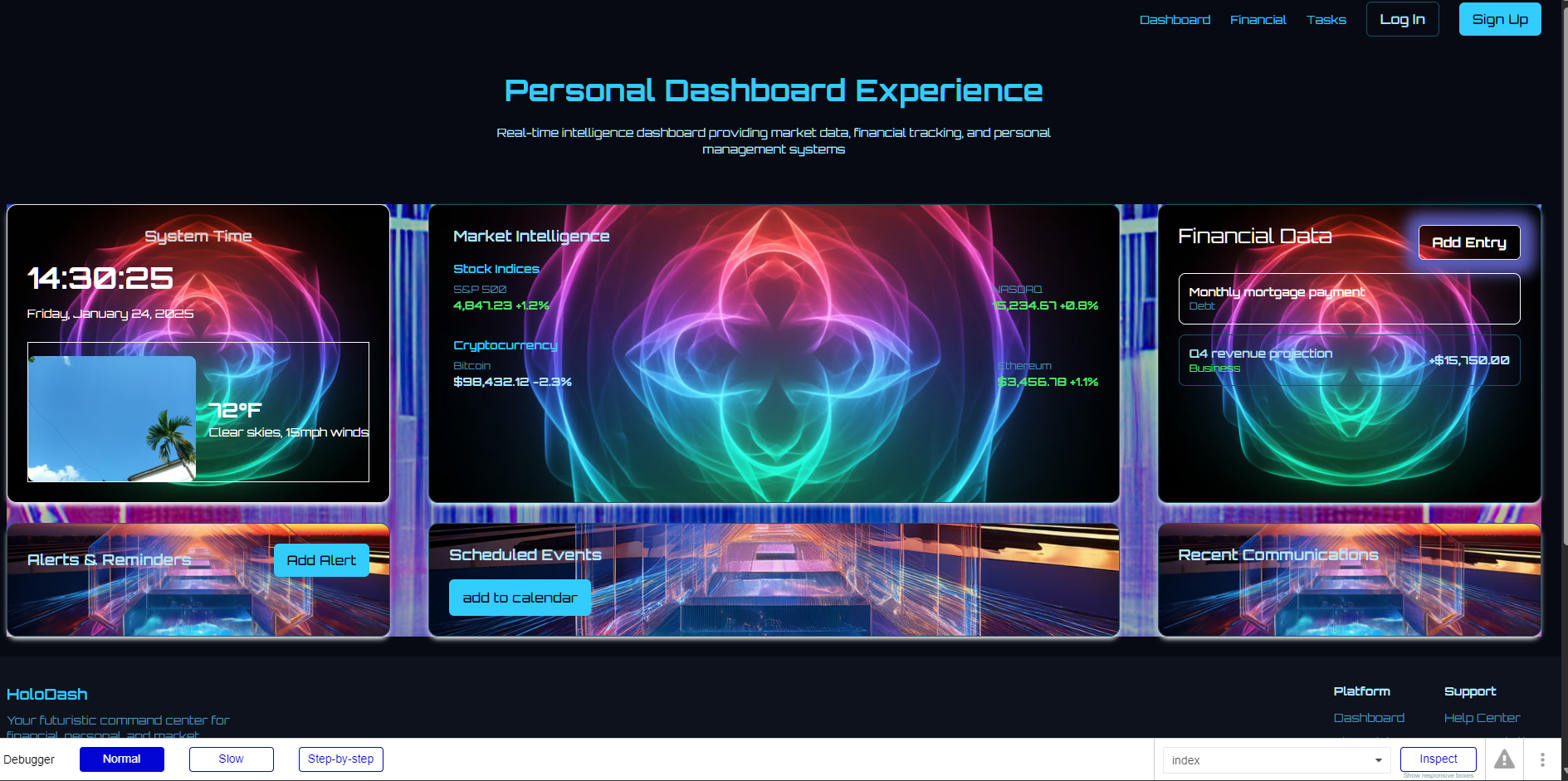 HoloDash - Bubble.io Development Projects